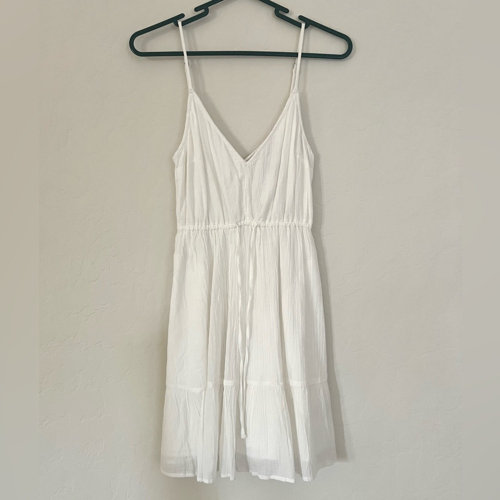New Abercrombie & fitch white flowy dress size xs